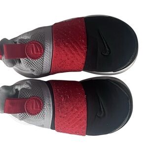 Nike Kids Red and Gray Sneakers